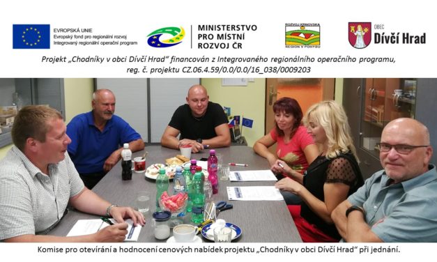 Chodníky v Dívčím Hradě? Už příští rok …